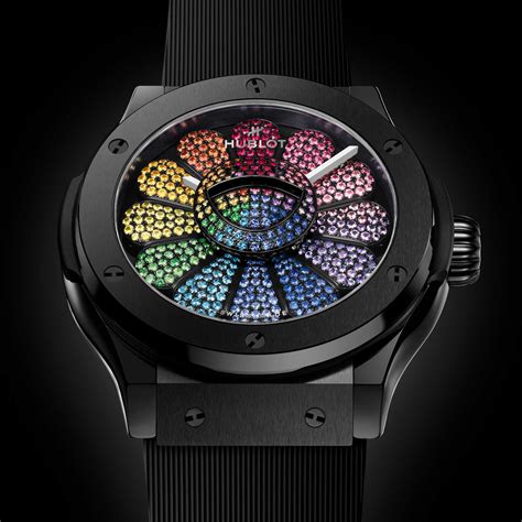 hublot takashi murakami watch|Hublot rainbow watch.